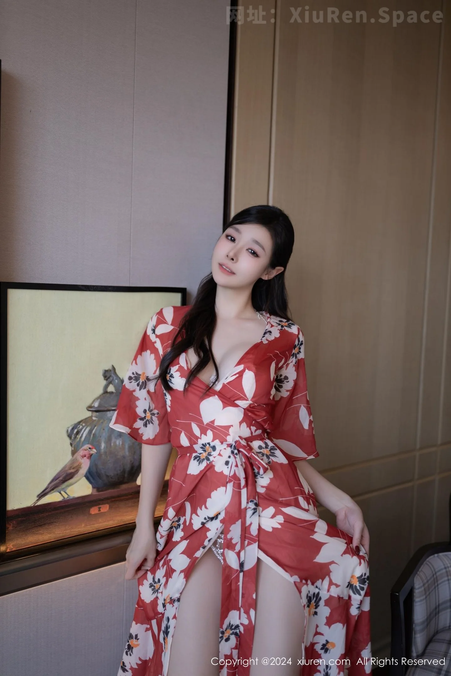 图片[5]-[XiuRen秀人网] VOL.9270 模特小逗逗性感花朵连衣裙露白色情趣内衣秀曼妙身姿诱惑写真80P-秀人网官方网站